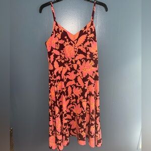 🌺Women’s LOFT Sleveless Midi Dress•4•Pink